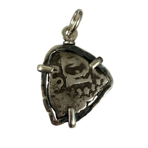 Private collection Spanish cob - 1/2 Reales - Sterling Silver Bezel