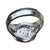 Private Collection Spanish Cob - 1 Reales - Sterling Silver ring with an 18K gold bezel