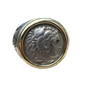 Ancient Greek - AR Drachma -  Alexander the Great Ring