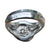 Spainish Cob - 1 Reales Sterling Ring with 14K Bezel