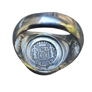 1/2 Reale Colonial Ring Dated 1794