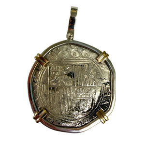 Spanish 4 Reales Cob - Minted in Seville - Reign: Isabella and Fernando