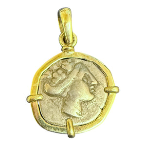 Ancient Greece - AR Tetrobol - "Histiaia". Circa 340-330 BC