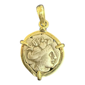 Ancient Greece - AR Tetrobol - "Histiaia". Circa 340-330 BC