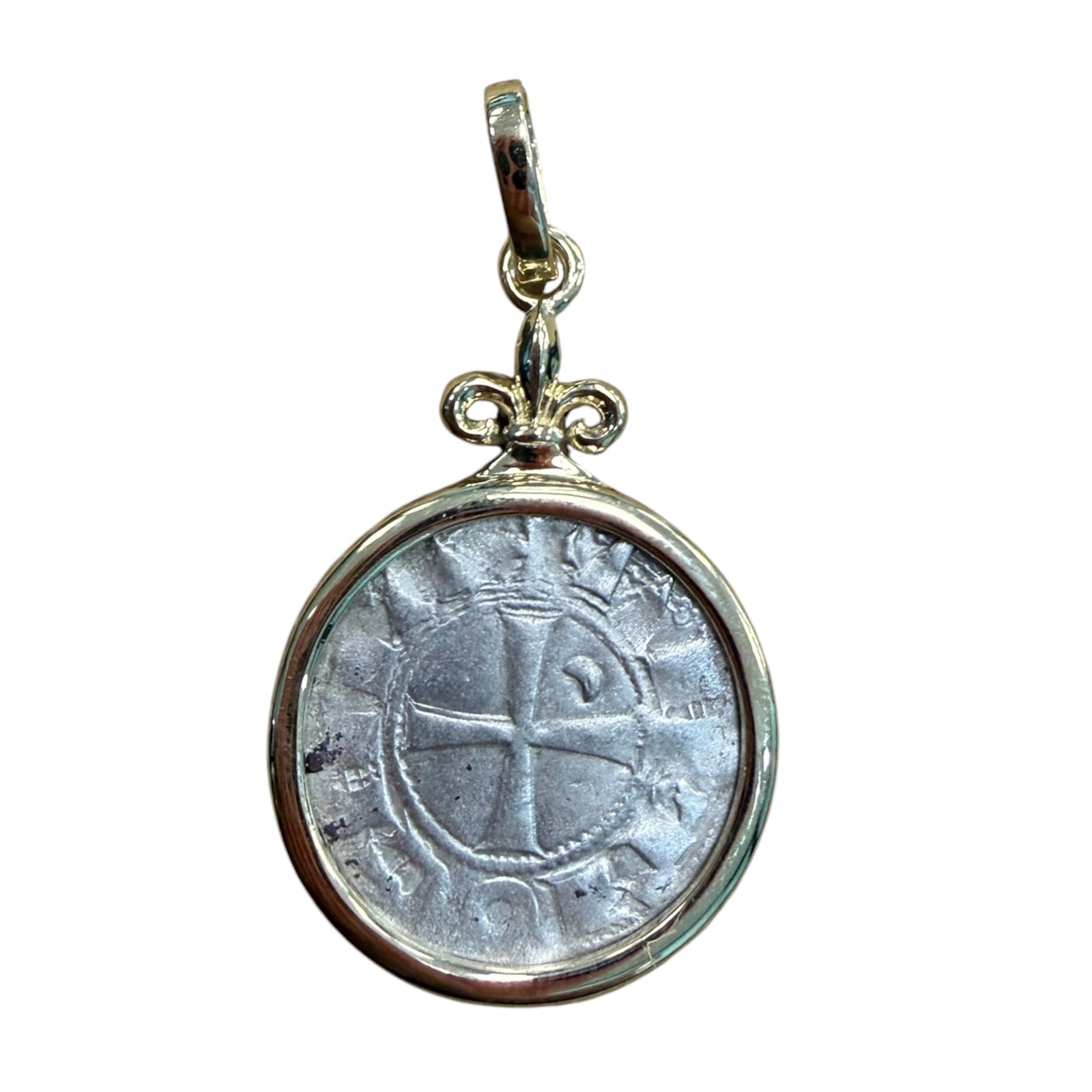 Crusader Coin - AR Denier - Bohemond III - Circa (1163-1201)