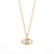 Evil Eye Diamond Necklace - 14k Yellow Gold