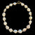 Large White Baroque Pearl Necklace w/ 14k Gold Clasp & Findings