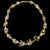 Large Peacock Baroque Pearl Necklace w/ 14k Gold Clasp & Findings