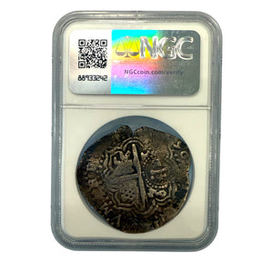 La Capitana Shipwreck - 8 Reales -  Crowned "L" - Dated XX50