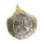 La Capitana Shipwreck of 1654 - 8 Reales -  Crowned "L" - 14k Shark Mount