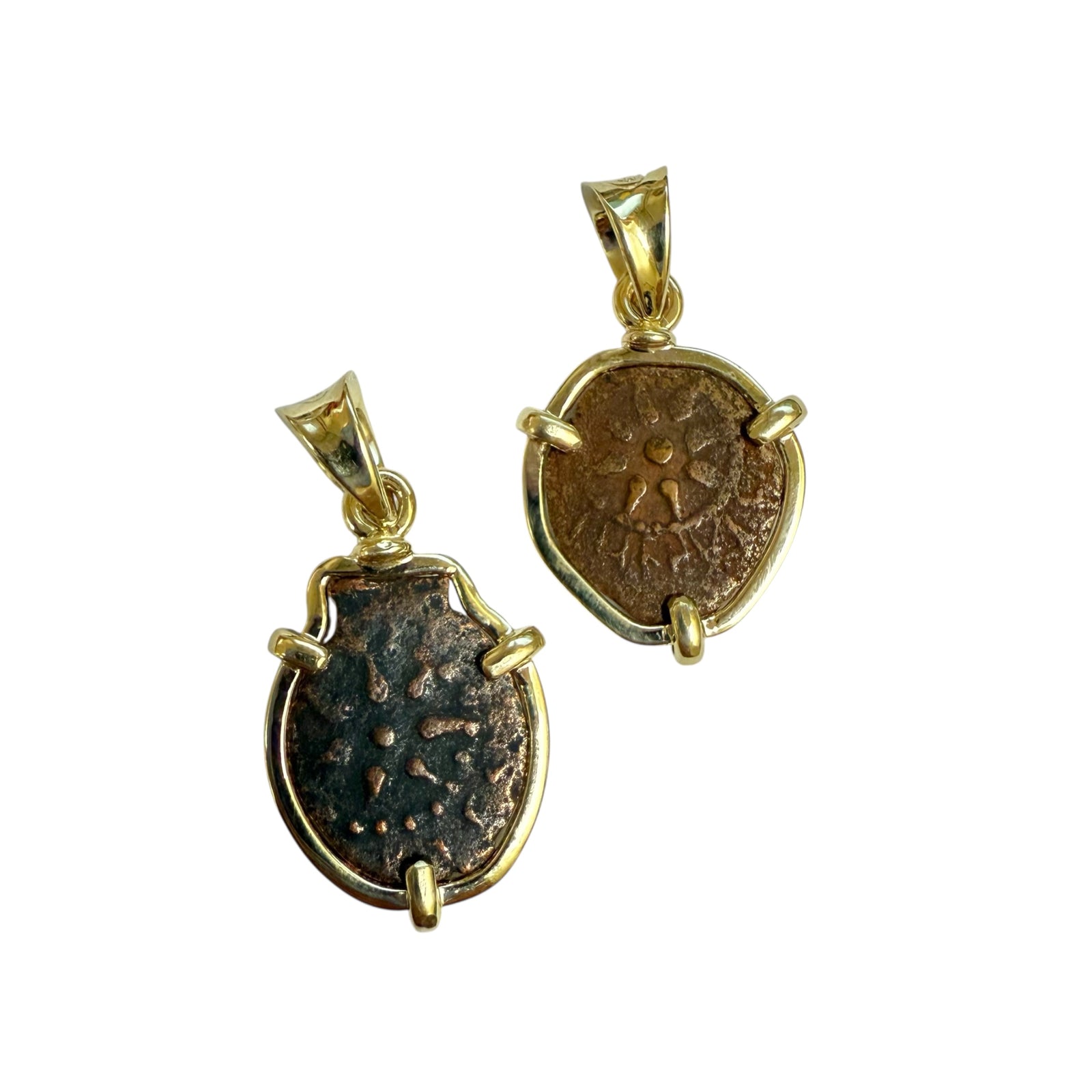 Widows Mite - 14k Gold Mount