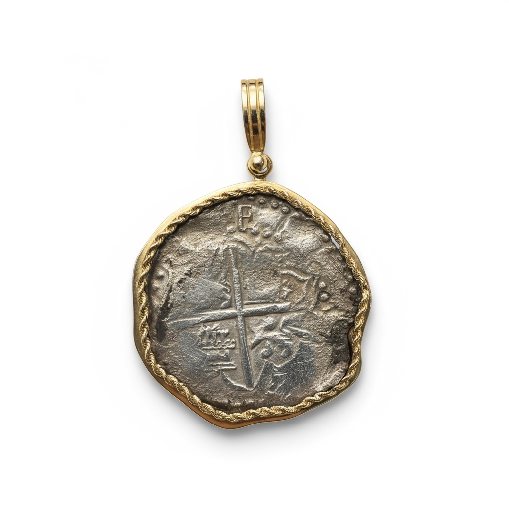 Nuestra Señora de Atocha - 8 Reales - Grade 3 - Assayer: "M" -  reversed lions and castles