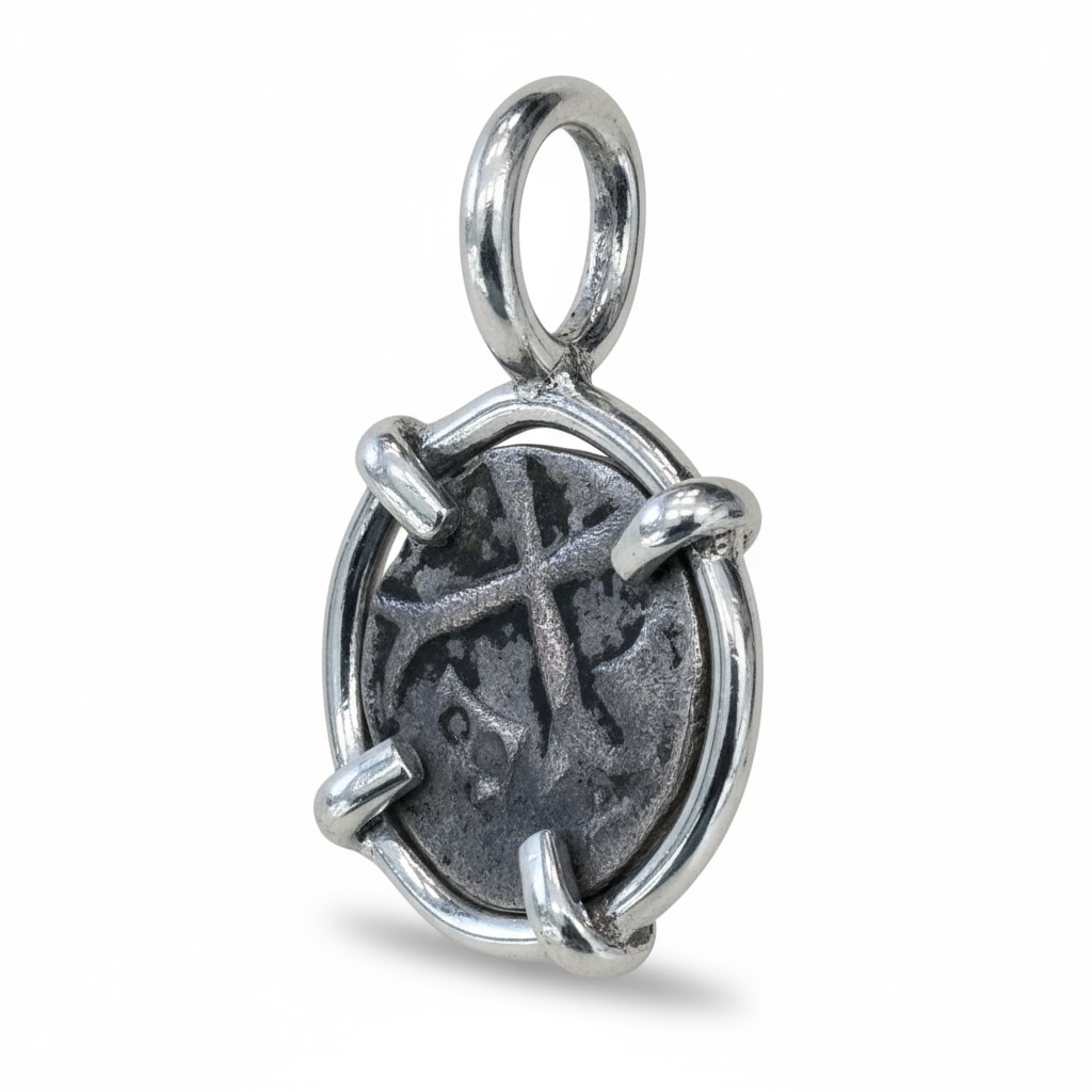 Ancient Hungarian - Sigismund of Luxemborg - Presented in Sterling Silver pendant.