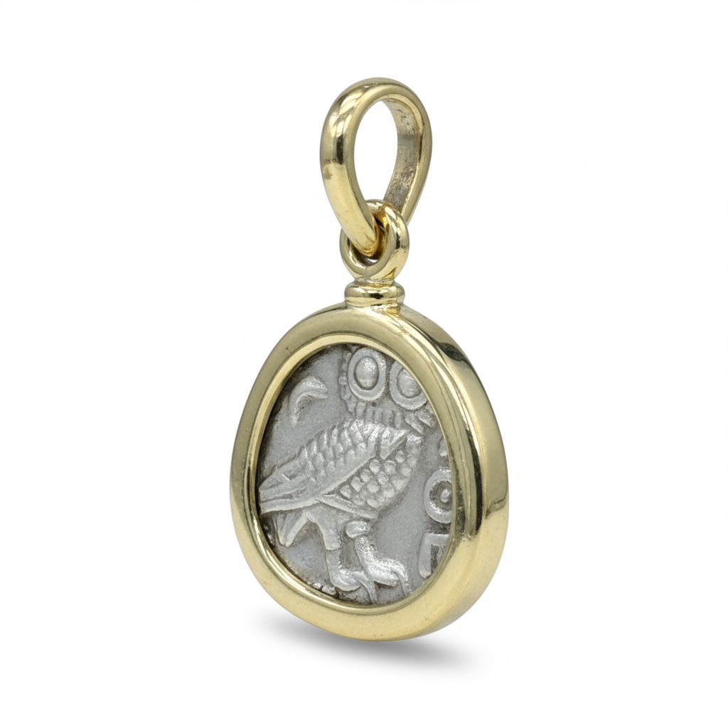 Authentic Greek Drachma - Arabian Athena and the Owl - Circa 200 BCE