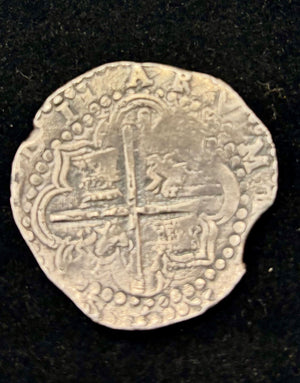 Nuestra Senora de Atocha Shipwreck - 8 Reales - Grade 1 - Assayer "R"