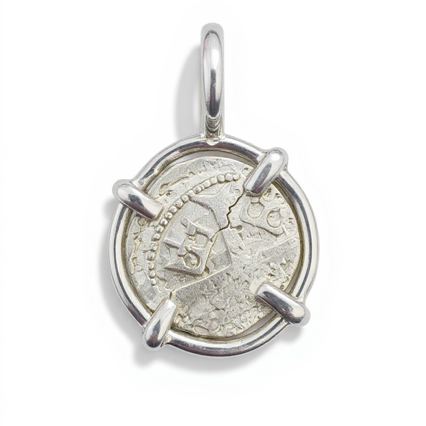 Ancient Hungarian - AR Denar - Sigismund of Luxembourg - Presented in Sterling Silver pendant
