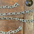 Hand-Cast Sterling Silver Shackle Chain - 24" - 51.94 grams