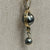 Tahitian Pearl Necklace - 14K Gold Custom Filigree pendant - Double Pearls