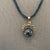 Tahitian Pearl Necklace - Presented in a Custom 14K beaded frame.