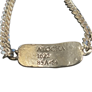 Nuestra Señora de Atocha Silver Bar Bracelet - Limited edition piece - Handcrafted from Atocha silver in its purest form