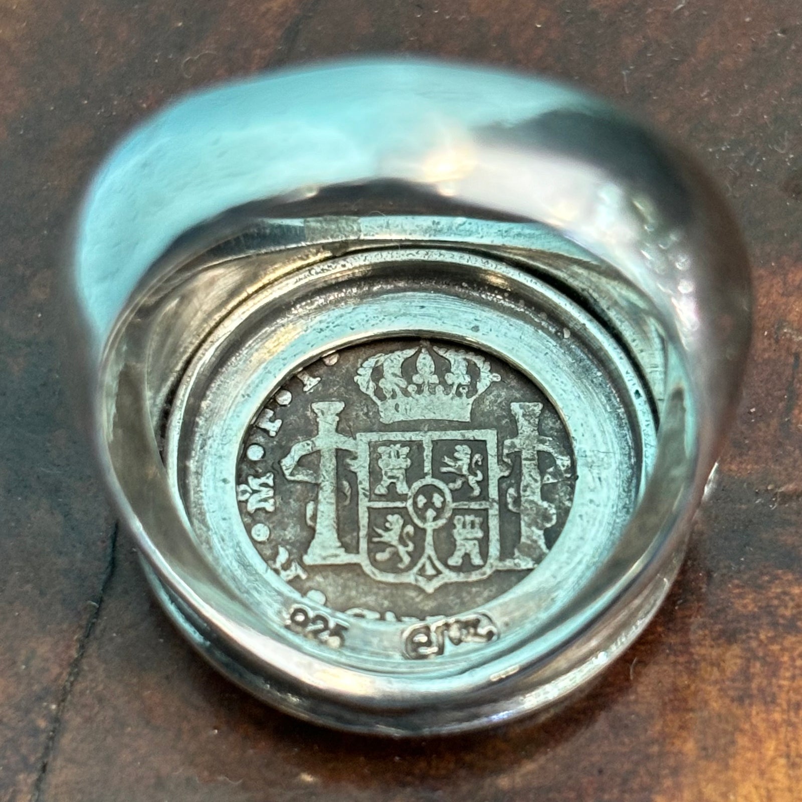 Spanish Colonial Cob - Dated 1803 - 1/2 Reales - SIZE 10