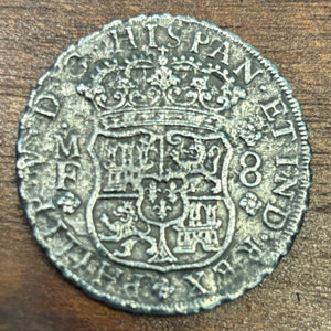 Rooswijk Shipwreck - 8 Reales - Mexico Mint - Dated 1744