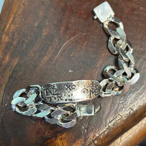 Nuestra Señora de Atocha Silver Bar Bracelet - Limited edition piece - Handcrafted from Atocha silver in its purest form