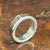 Custom Ring created with pure Atocha Silver (from an Atocha Silver bar) with Atocha Copper Inlay.