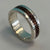 Custom Ring created with pure Atocha Silver (from an Atocha Silver bar) with Atocha Copper Inlay.