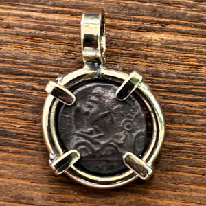 Ancient Greek - AR 1/4 Unit - Athena and Hercules - Circa: 300-200  BCE - Rare Variant