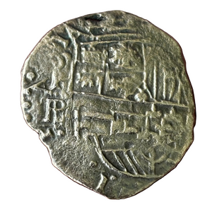 Nuestra Señora de Atocha - 4 Reales - Grade 1 - Assayer PAL (1618) - Dated: (X6X8)