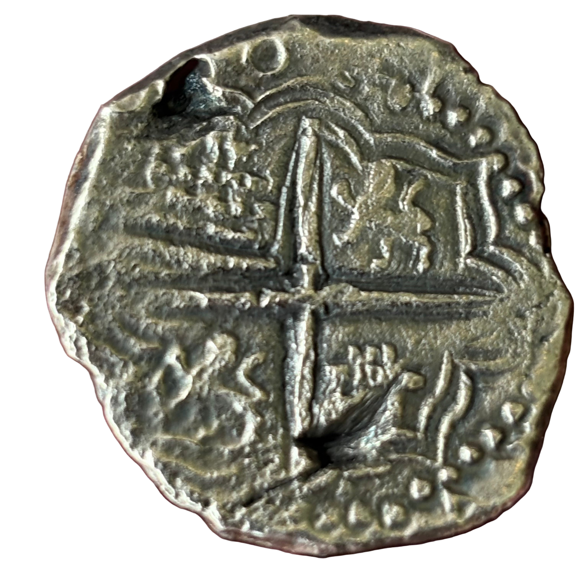 Nuestra Señora de Atocha - 4 Reales - Grade 1 - Assayer PAL (1618) - Dated: (X6X8)