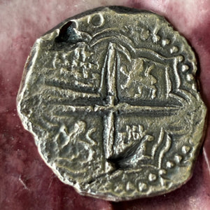 Nuestra Señora de Atocha - 4 Reales - Grade 1 - Assayer PAL (1618) - Dated: (X6X8)