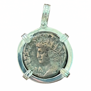 Ancient Greek Coin - AE Bronze - Bl Tetradrachma (Roman Emperor Nero) - Circa 54-68 AD