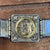 Authentic Spanish Cob - 1  Reales -  Leather bracelet with sterling silver bezel - Assayer "H" (1715 Fleet Assayer)