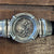 Authentic Spanish Cob - 1  Reales -  Leather bracelet with sterling silver bezel - Assayer "R"