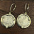 El Cazador Shipwreck - Two 1/2 Reales Coins - Dated 1780 and 1783 - Ear Ring set