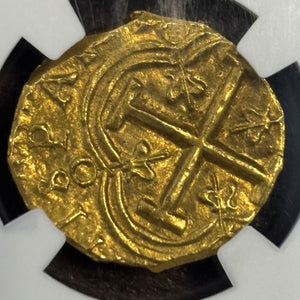 Maravillas Shipwreck - 2 Escudos - Mint: Santa Fe de Bogota - NGC graded an MS65
