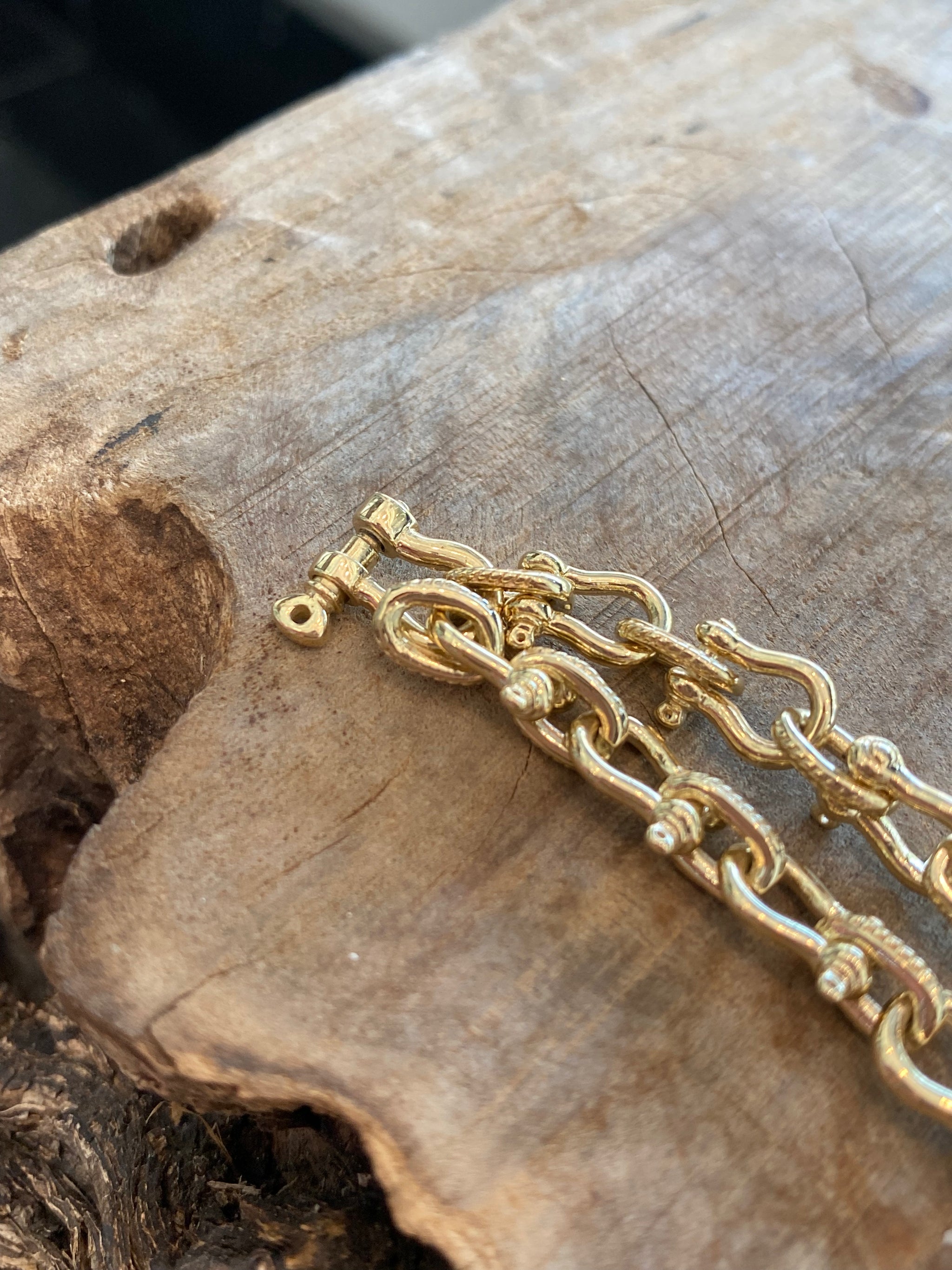 Custom made sales real gold chains