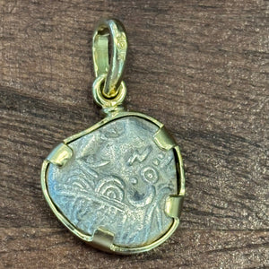 Authentic Greek Drachma - Arabian Athena and the Owl - Circa 200 BCE