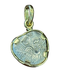 Authentic Greek Drachma - Arabian Athena and the Owl - Circa 200 BCE