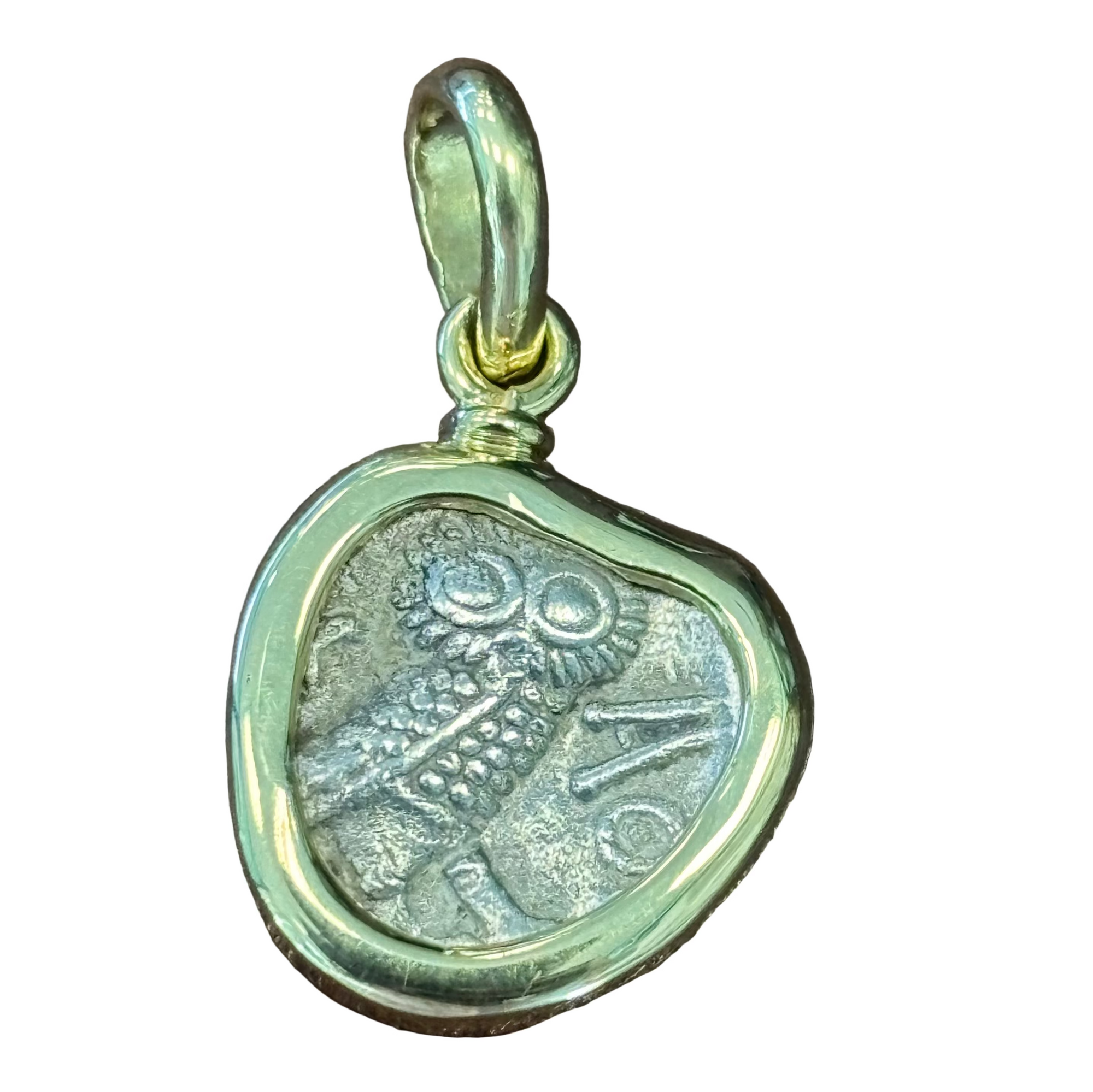 Authentic Greek Drachma - Arabian Athena and the Owl - Circa 200 BCE