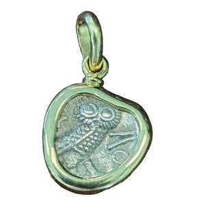 Authentic Greek Drachma - Arabian Athena and the Owl - Circa 200 BCE