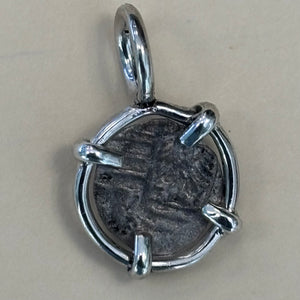Ancient Hungarian - Sigismund of Luxemborg - Presented in Sterling Silver pendant.
