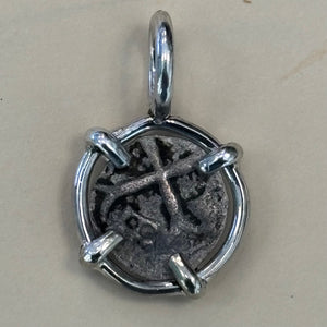 Ancient Hungarian - Sigismund of Luxemborg - Presented in Sterling Silver pendant.