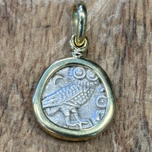 Authentic Greek Drachma - Arabian Athena and the Owl - Circa 200 BCE