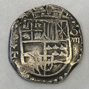 Nuestra Senora de Atocha Shipwreck - 8 Reales - Grade 1 - Assayer "T" - Fully dated X619
