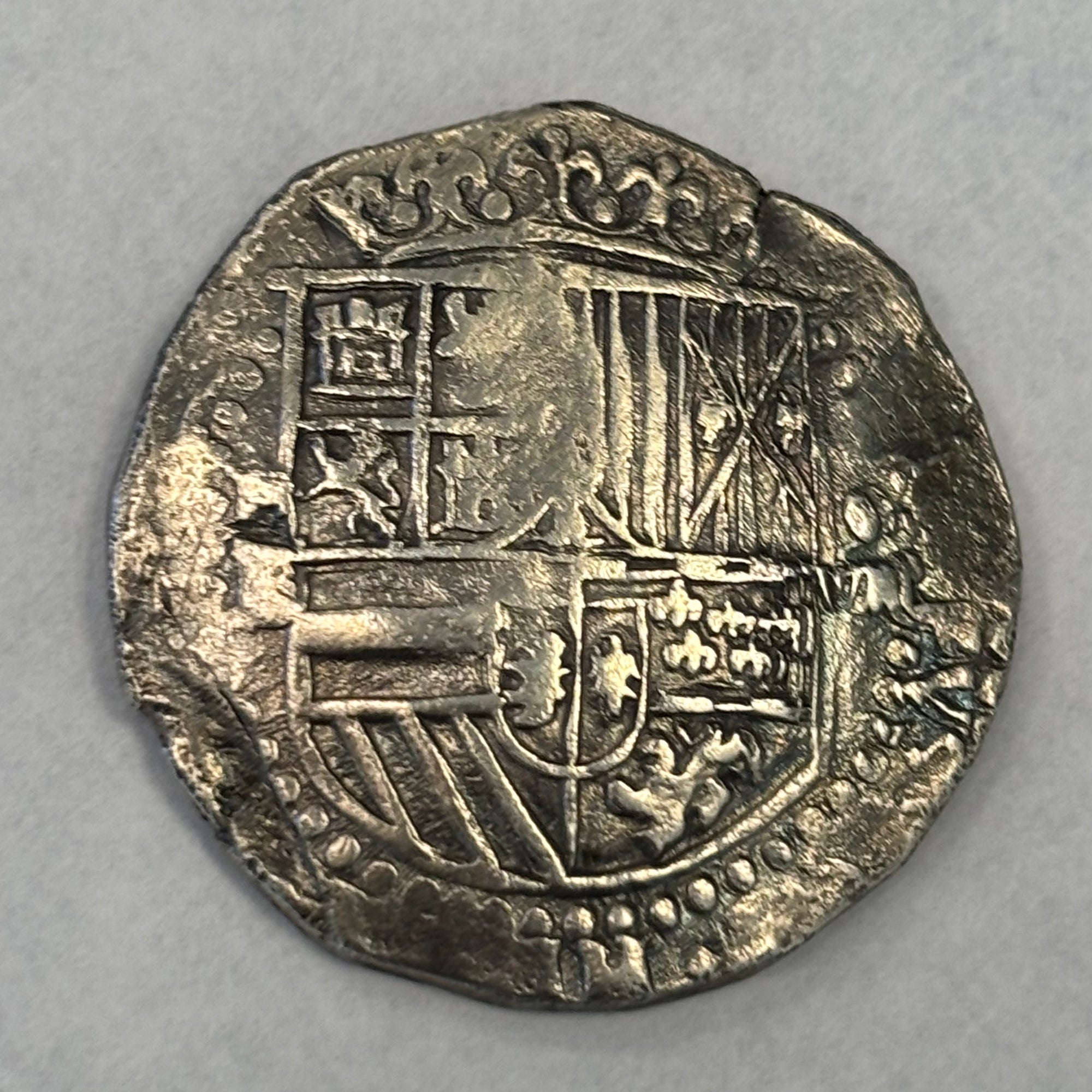 Nuestra Senora de Atocha Shipwreck - 8 Reales - Grade 1 - Assayer "R"