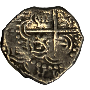 Nuestra Senora de Atocha Shipwreck - 4 Reales - Grade 1 - Assayer "T" - Double "T" assayer marks