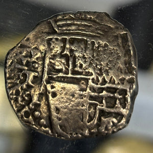 Nuestra Senora de Atocha Shipwreck - 4 Reales - Grade 1 - Assayer "T" - Double "T" assayer marks